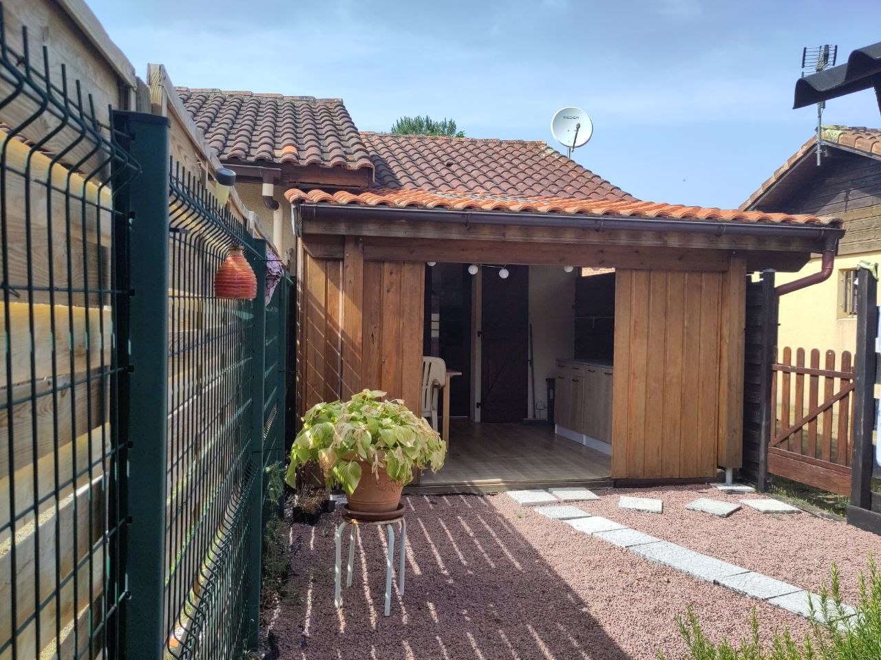 Vue extérieure terrasse